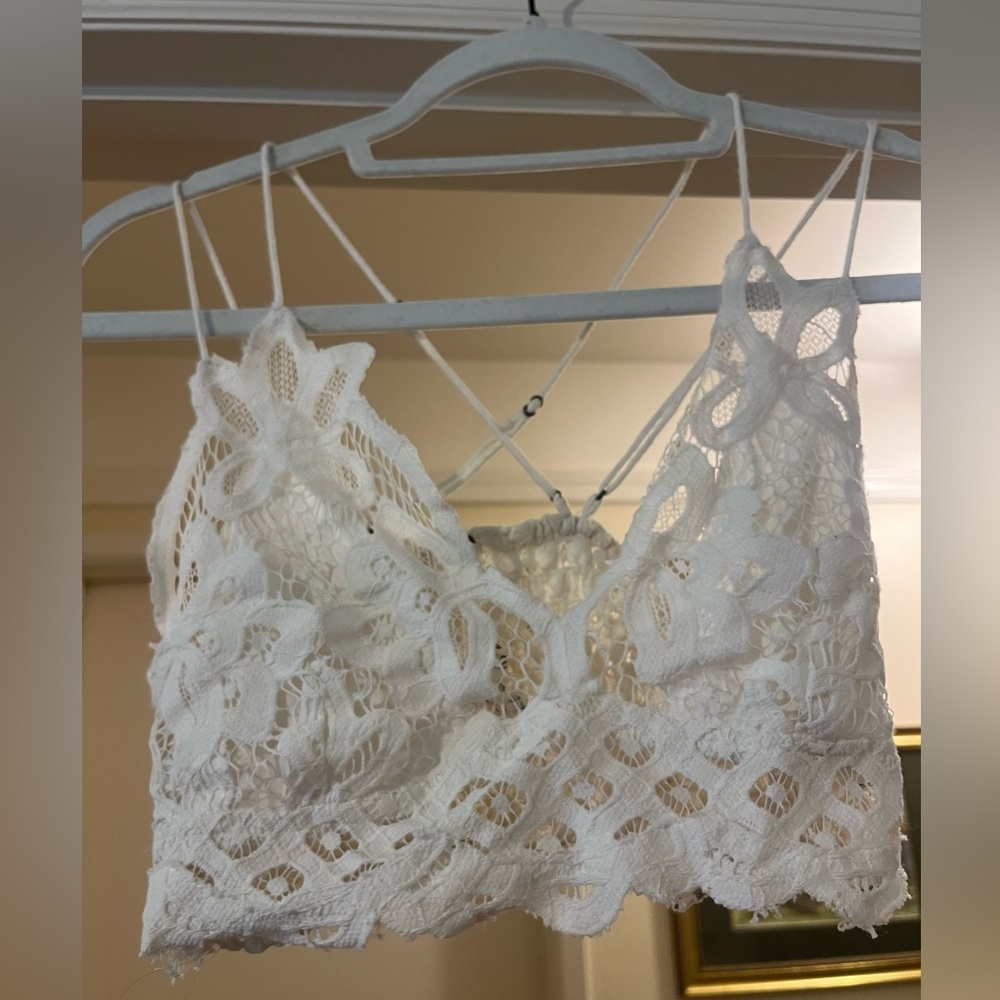 Free People Adella Bralette white XS